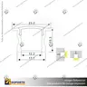 PERFIL PARA CINTA LED ALP 003 3MT, photo 11